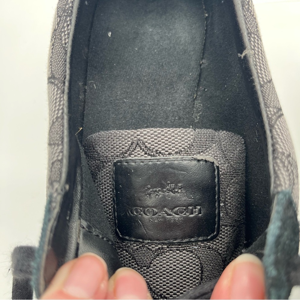 Coach Black and Gray Kelson Sneaker - Women 7B - Picture 9 of 9
